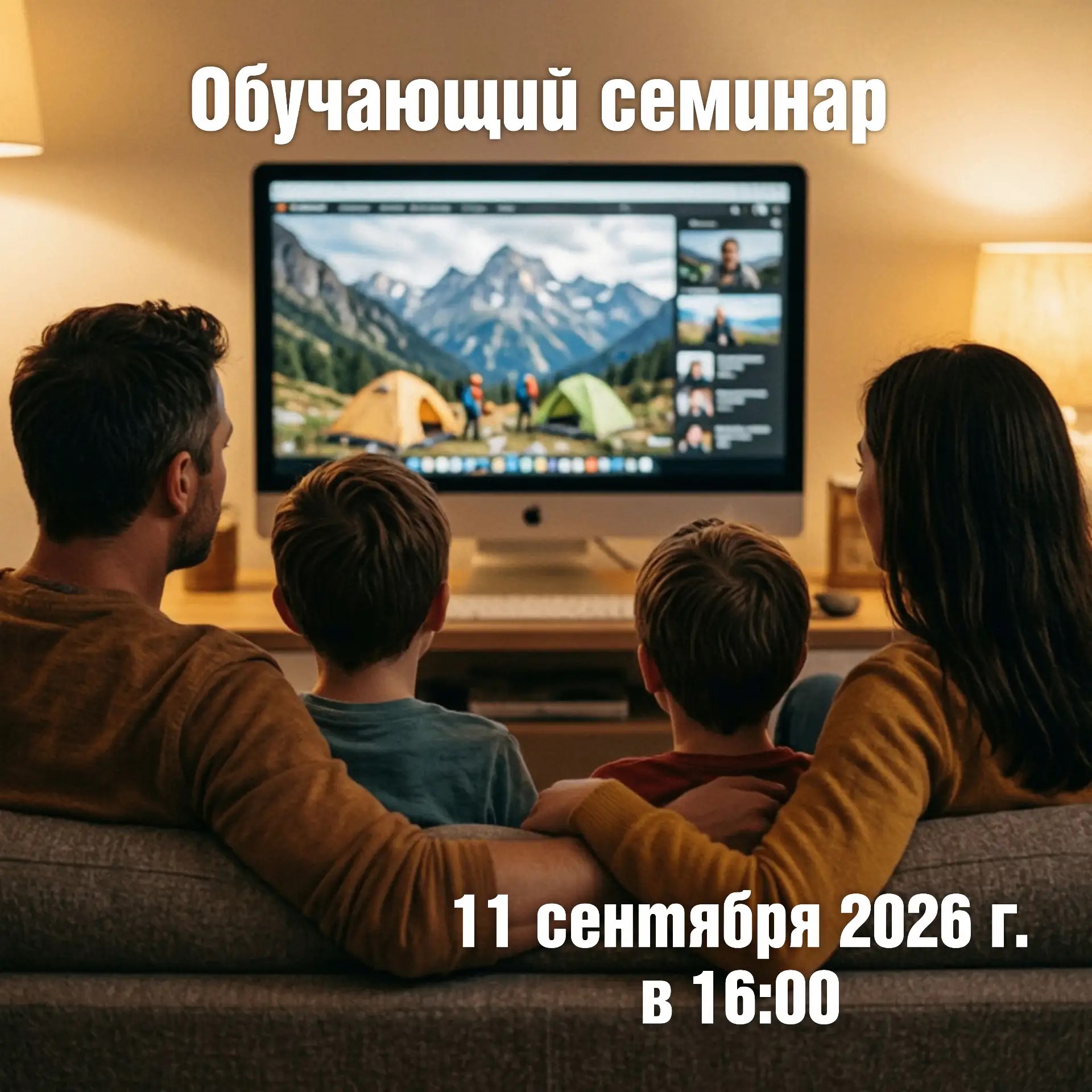 Второй обучающий семинар в рамках проекта «Всей семьей в поход»