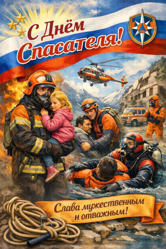 Поздравляем спасателей Красноярского края! 